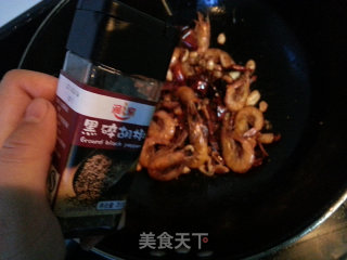 黑胡椒香辣虾的做法步骤：9