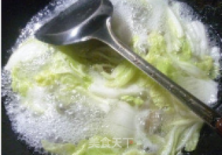 白菜圆蛤汤的做法步骤：6