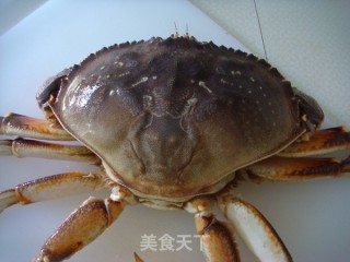 家庭宴客菜“金沙螃蟹”的做法步骤：1