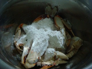 家庭宴客菜“金沙螃蟹”的做法步骤：5