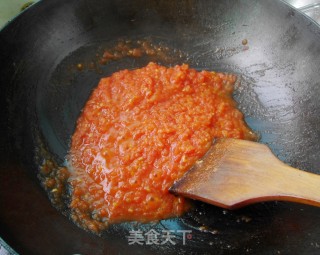 番茄大虾的做法步骤：7