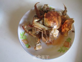 螃蟹炒年糕的做法步骤：5