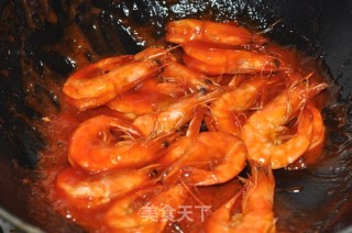 茄汁开背虾的做法步骤：7