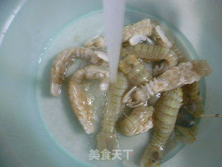 清蒸虾蛄的做法步骤：2