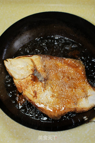 肉沫烧石鲽鱼的做法步骤：5