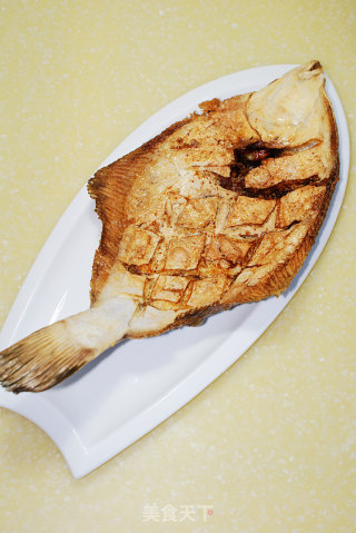 肉沫烧石鲽鱼的做法步骤：6