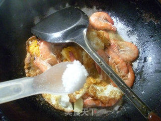 鲜虾荷叶蛋的做法步骤：9