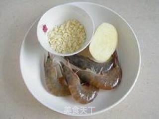 黑椒土豆焗虾的做法步骤：1