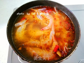 麻辣水煮虾的做法步骤：7
