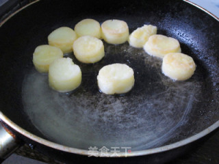 豌豆虾仁烩玉子豆腐的做法步骤：5