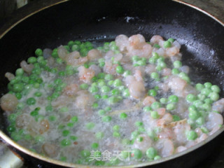 豌豆虾仁烩玉子豆腐的做法步骤：11
