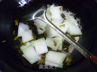 咸菜河虾冬瓜汤的做法步骤：6