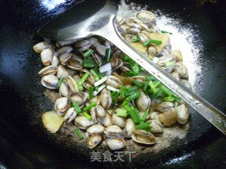 葱姜梅蛤的做法步骤：9