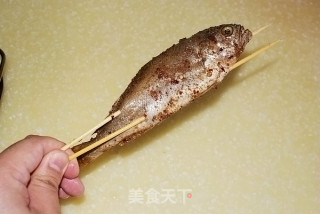 香烤黄花鱼的做法步骤：10