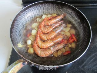 干烧大虾的做法步骤：8