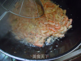 香辣蛋酥虾的做法步骤：7