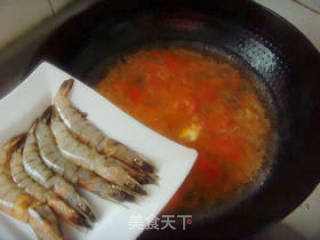 番茄大虾汤的做法步骤：10