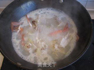 萝卜丝炖蟹的做法步骤：6