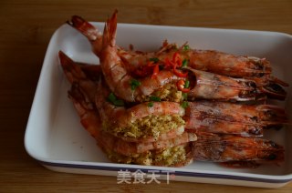蒜蓉烤大虾的做法步骤：8