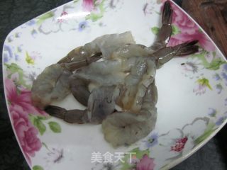 黄金芙蓉虾的做法步骤：3