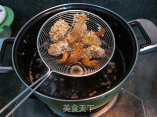 黄金芙蓉虾的做法步骤：9
