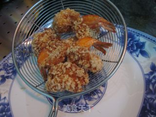 黄金芙蓉虾的做法步骤：10