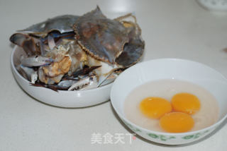【黄金蟹甲】蛋炒蟹的做法步骤：2