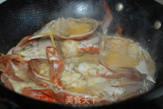 【黄金蟹甲】蛋炒蟹的做法步骤：6