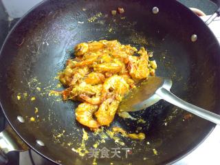 椰汁咖喱虾的做法步骤：12