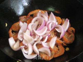 黄金咖喱虾的做法步骤：5