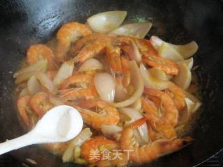 黄金咖喱虾的做法步骤：8