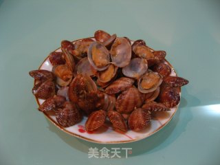 爆炒花蛤的做法步骤：6