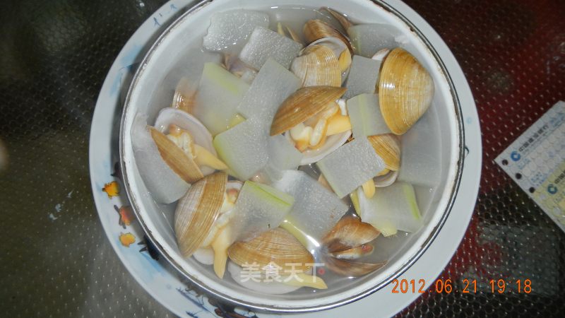 蛤蜊炖冬瓜的做法