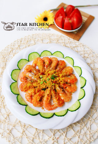 巧用咖喱做创新美味营养的红虾——【香酥咖喱红虾】的做法步骤：12