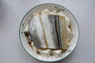 豆豉海鳗蒸豆腐的做法步骤：5