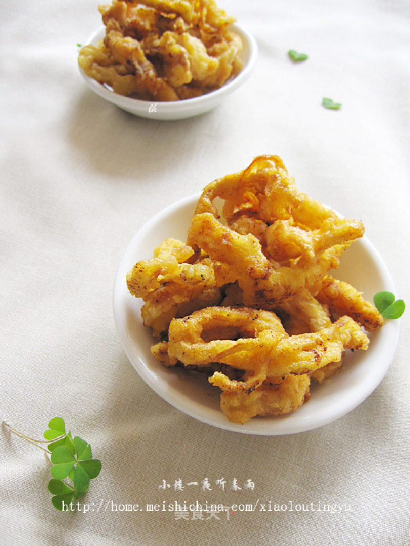 让蘑菇酥脆鲜美的吃法——黄金咖喱炸蘑菇的做法