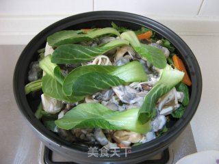 塔吉锅之蔬菜海鲜锅的做法步骤：8
