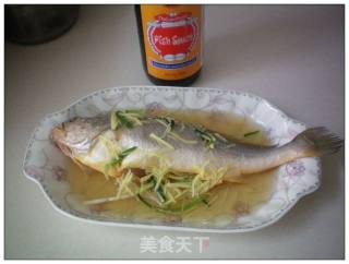 香煎大黄鱼的做法步骤：4