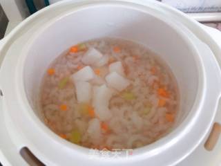 【宝宝辅食】鳕鱼燕麦米粥的做法步骤：10