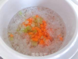 【宝宝辅食】鳕鱼燕麦米粥的做法步骤：9