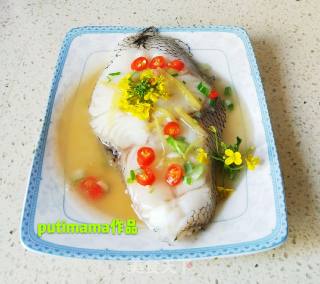 宴客菜肴一一清蒸鳕鱼的做法步骤：7