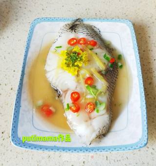 宴客菜肴一一清蒸鳕鱼的做法步骤：6