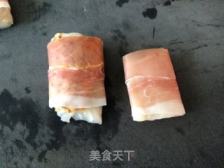 熏肉芥末鳕鱼卷 配鲜虾酸奶酱的做法步骤：7