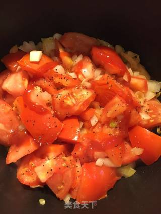 番茄鳕鱼汤的做法步骤：4
