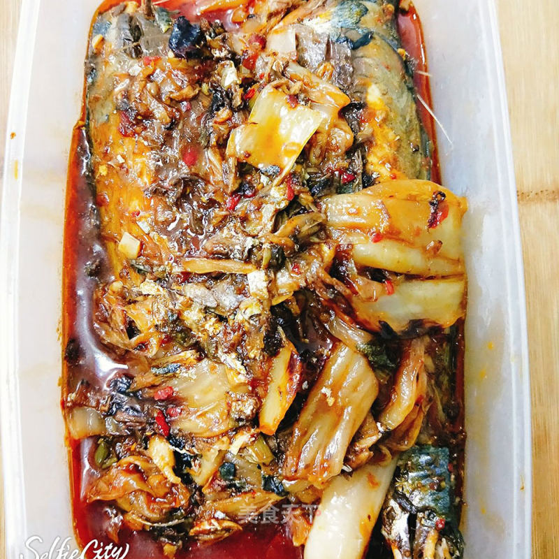辣白菜炖鲅鱼的做法