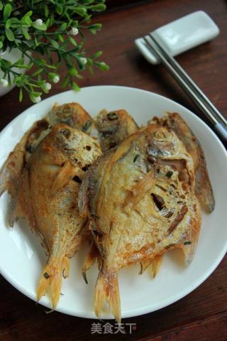 #海鲜#干煎小鲳鱼的做法步骤：7