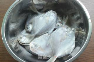 #海鲜#干煎小鲳鱼的做法步骤：2