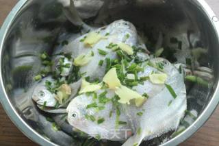#海鲜#干煎小鲳鱼的做法步骤：3