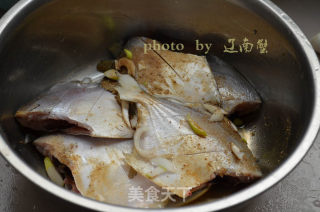 红烧鲳鱼，手残党也可以轻松煎鱼，不会破皮不会粘锅的做法步骤：3