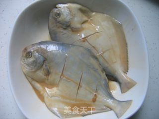 【粤菜】一品鲳鱼的做法步骤：2